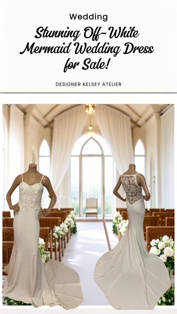 Off White Mermaid Wedding Dress