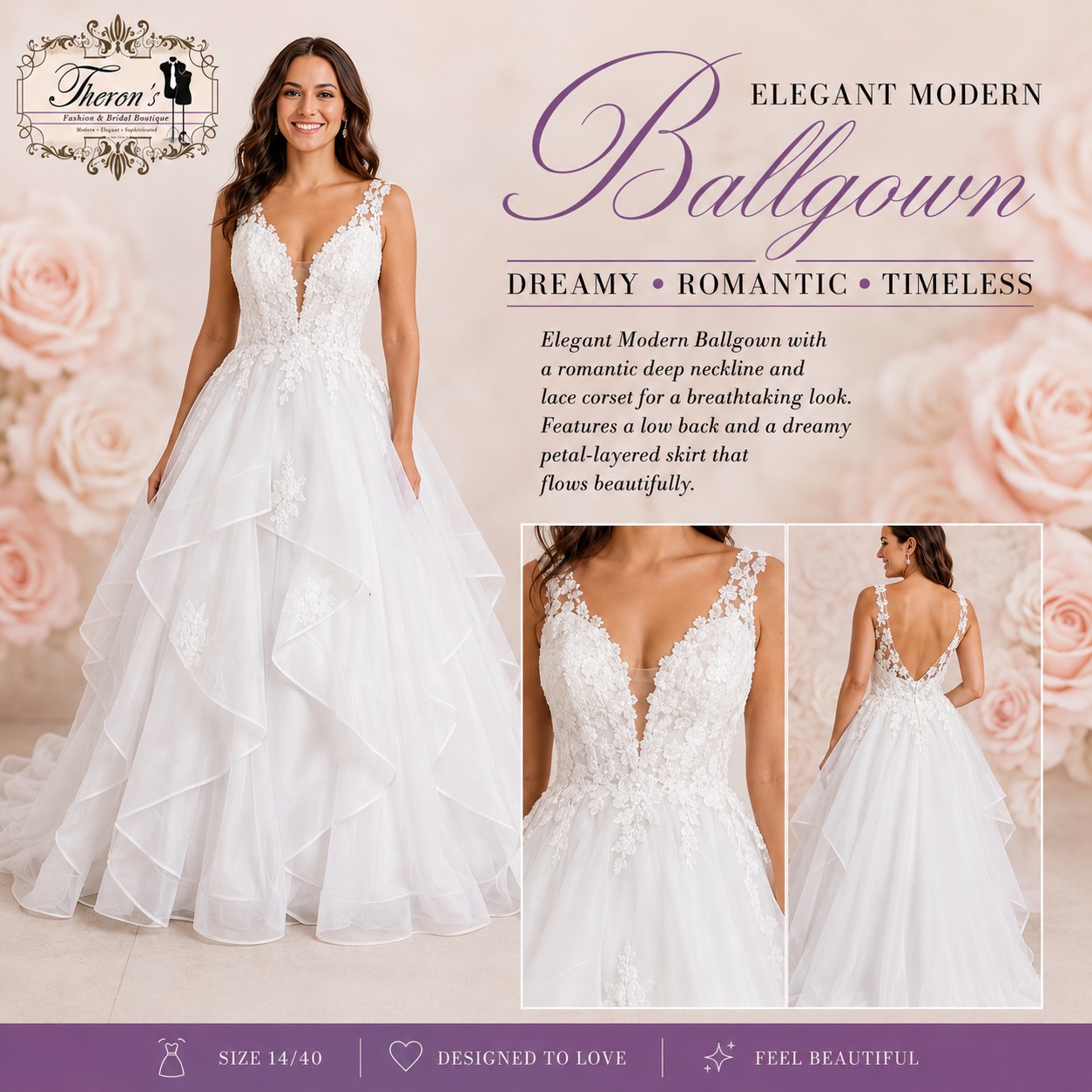 White Wedding Dress Ballgown