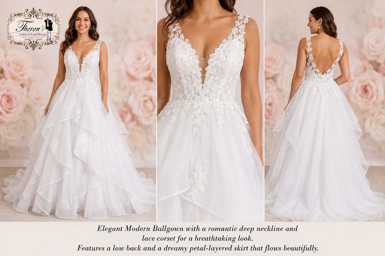 White Wedding Dress Ballgown