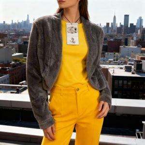 Grey Fleece Bolero for Sale!