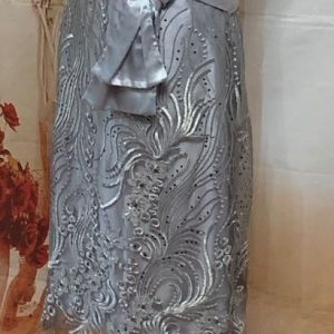 Grey Silver dress Theron's Fashion and Bridal Boutique Pretoria East
