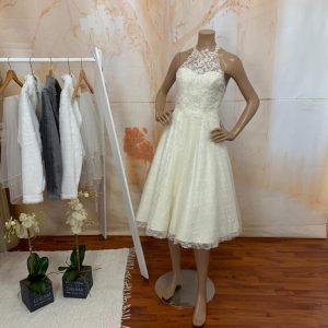 Tea length wedding dress