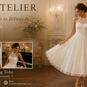 Tea length wedding dress