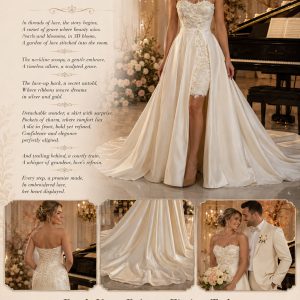 Two-in one wedding dress