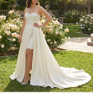 Two in one wedding dress
