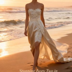 Two in one wedding dress