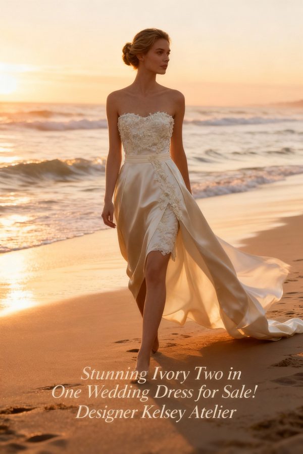 Two in one wedding dress