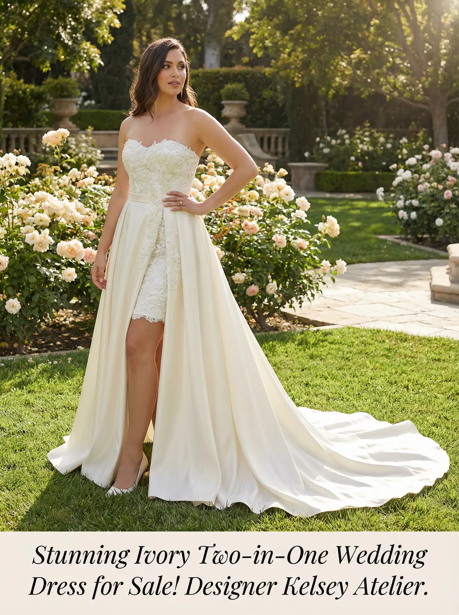 Two in one wedding dress