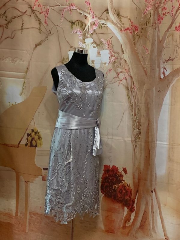 Grey Silver knee length dress Pretoria East Moreletapark