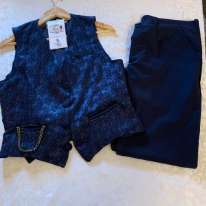 Navy Waistcoat and Pants