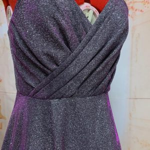 Silver and Purple dress