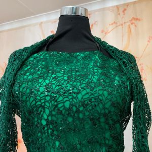 Black and Green Lace dress