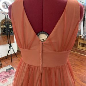 Terra Rosa Formal Dress, Beautiful Gathered skirt with Band in the waist - Size: 16-18 (US) Theron's Fashion and Bridal Boutique