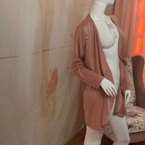Salm Draped Beautiful Jacket - Size: 14 (US) Theron's Fashion and Bridal Boutique