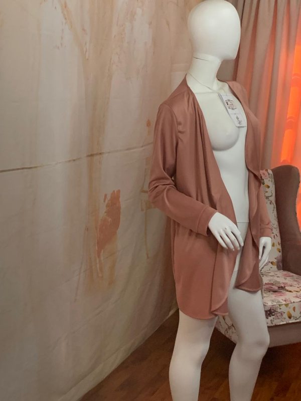 Salm Draped Beautiful Jacket - Size: 14 (US) Theron's Fashion and Bridal Boutique