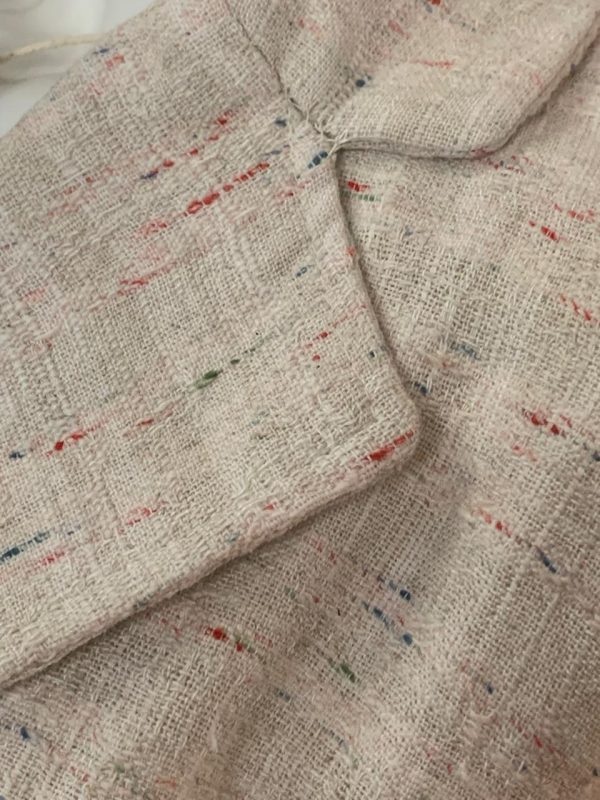 Cream Jacket with Beautiful buttons - Theron's Fashion and Bridal Boutique