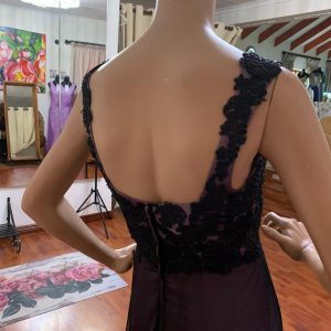 Dusty Lilac dress lace at the back Pretoria East