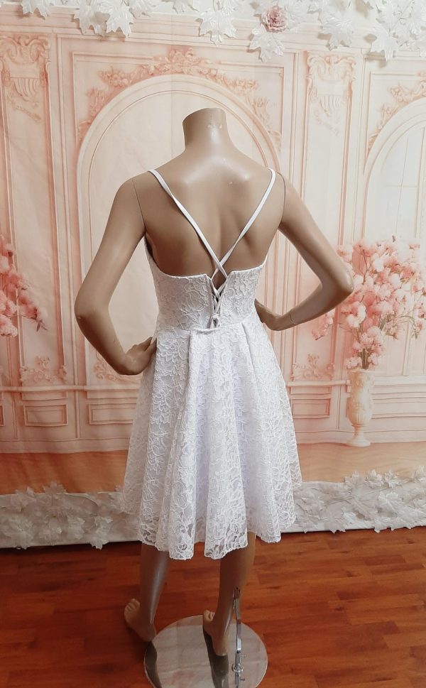 White short lace dress Pretoria East