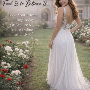 White Wedding Dress illusion back