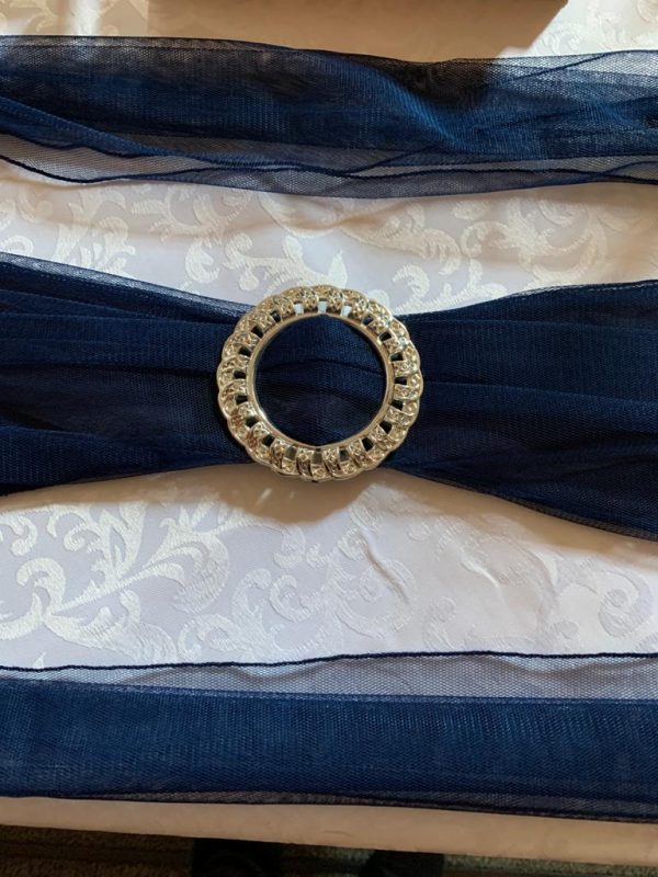 Navy 1pc Women's Affordable Belt with bling Theron's Fashion and Bridal Boutique