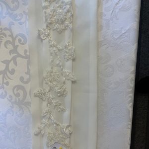 Off White 1pc Women's Beautiful Belt with Lace Theron's Fashion and Bridal Boutique