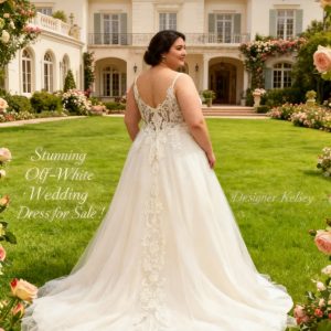 Off white wedding dress