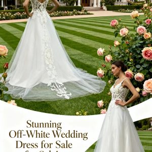 Off white wedding dress