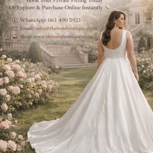 Off White Wedding Dress with petticoat