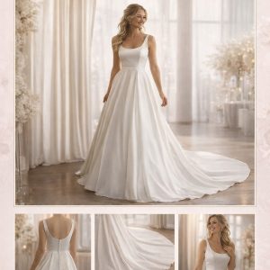 Off white wedding dress