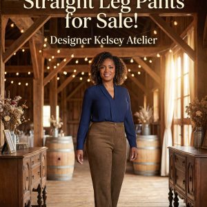 Brown-High-Waist-Pants