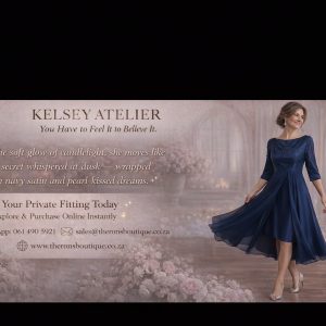 Navy Pearl Short Dress