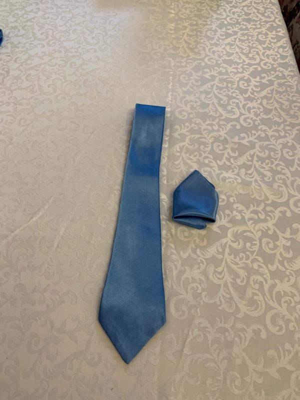 Dusty Blue Men’s Tie Stylish - Theron's Fashion and Bridal Boutique