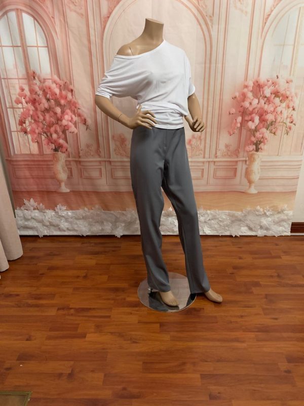 Grey Women's Pants Theron's Fashion and Bridal Boutique