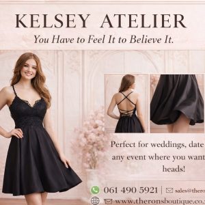 Black and Bown Short Dress