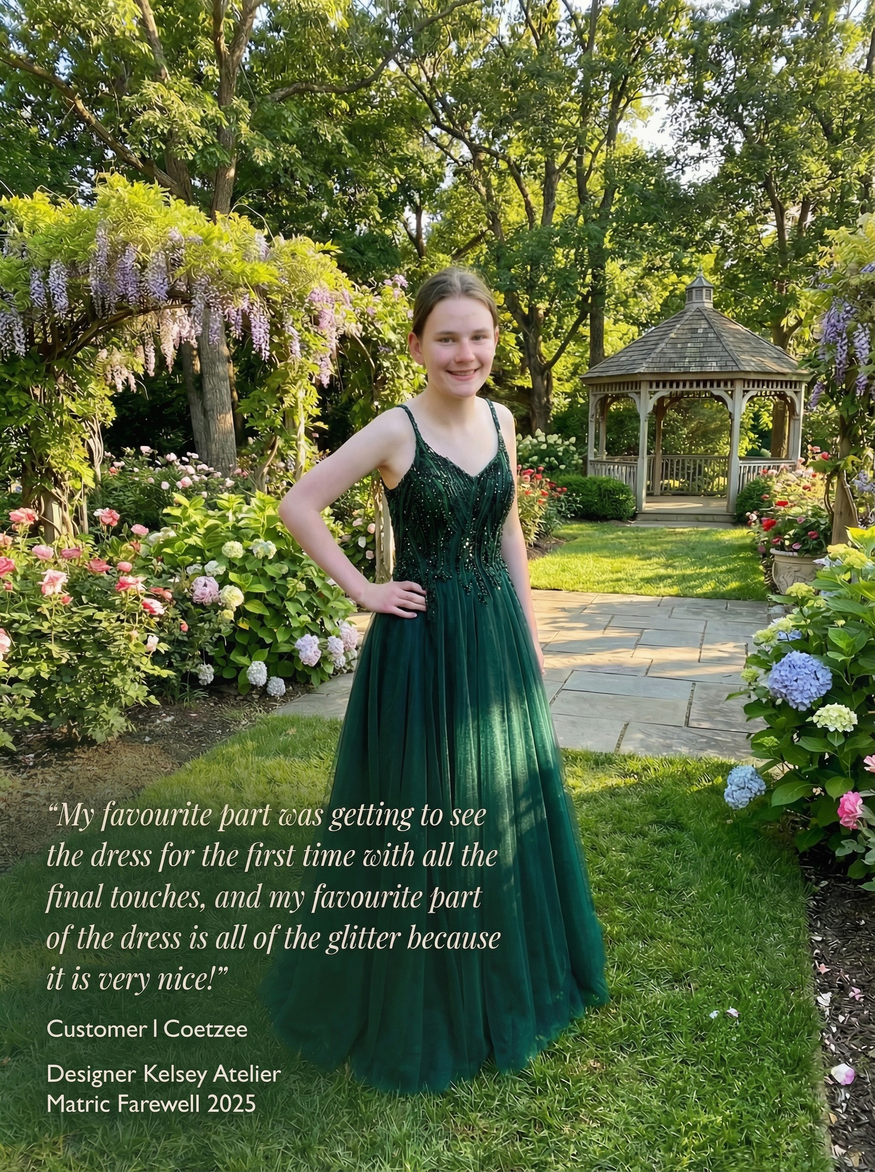 Glitter Dress Joy 1 Theron's Fashion & Bridal Boutique