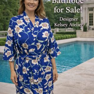 Floral Bathrobe