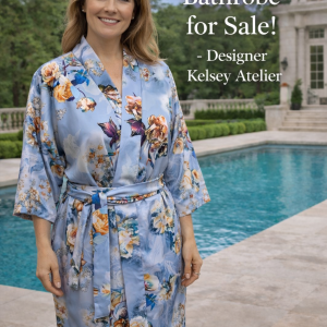 Floral Bathrobe
