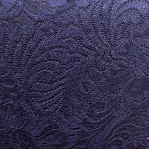 Navy lace dress fabric