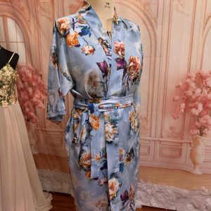 Floral Bathrobe