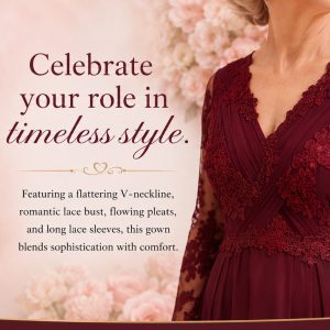 Lace Pleated Elegance Dress | Size 14/40