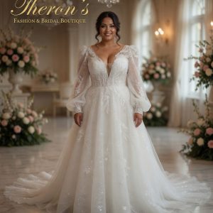 A-Line Ivory Wedding Dress