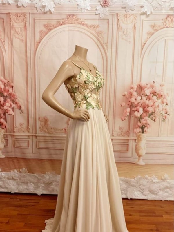 A-line dress with floral lace Pretoria East