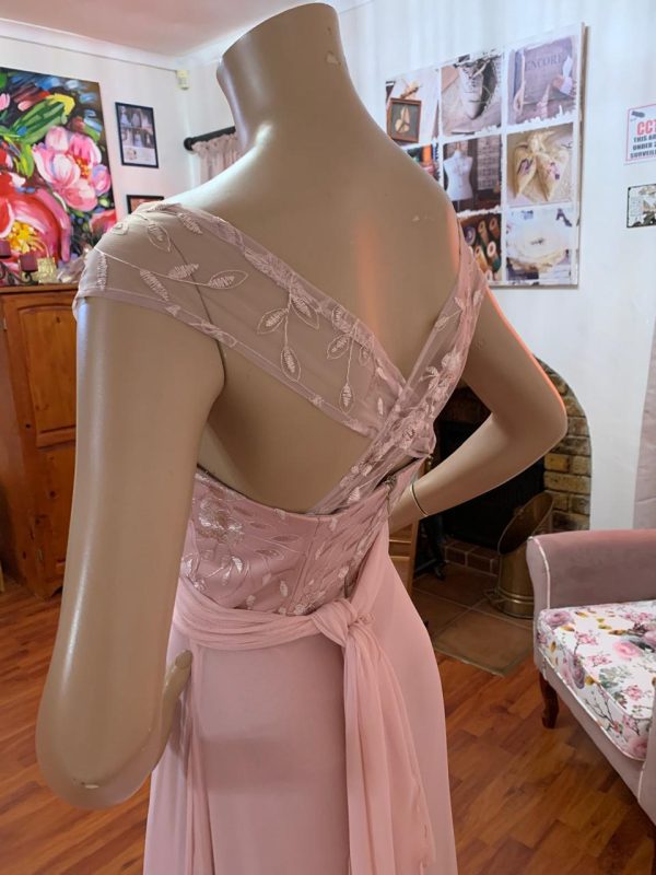 Dusty Pink Fit & Flare Dress. Pretoria East Theron's Boutique